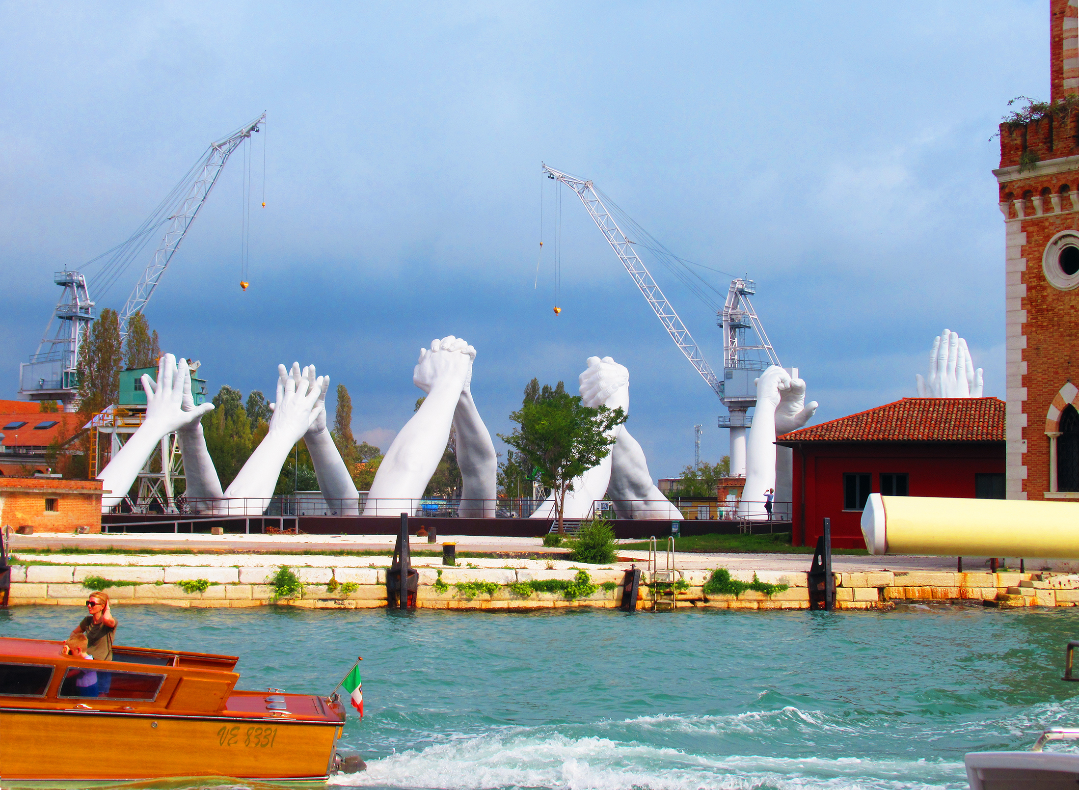 Art with the kids in Venice