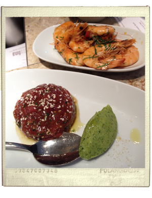 טאפאס בלונדון - דגים ופירות ים טאפאס בלונדון - דגים ופירות ים