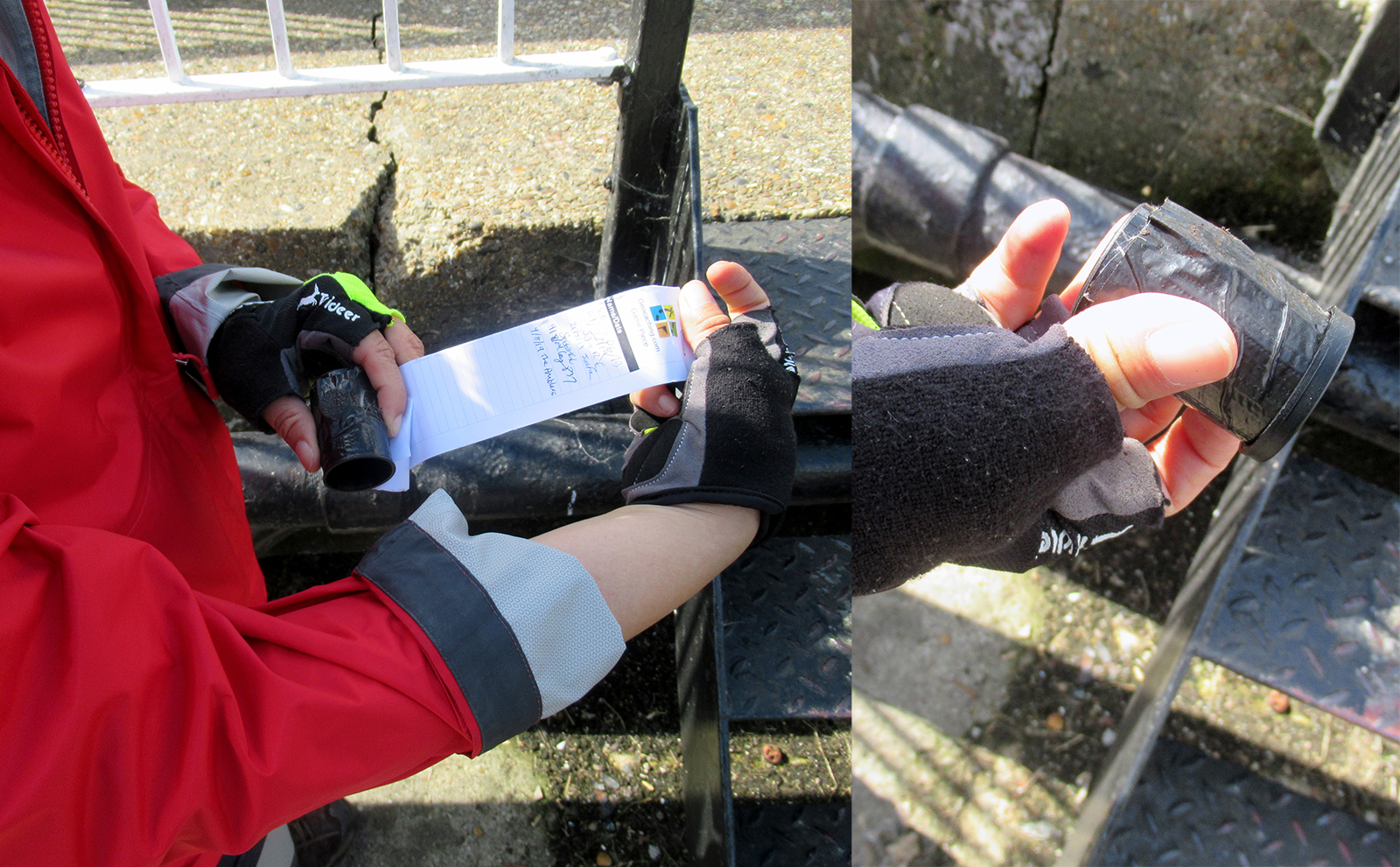 Geochaching by the river Lea