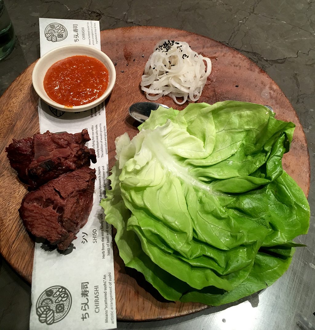 מנת לחי בקר באינקו ניטו בלונדוןי