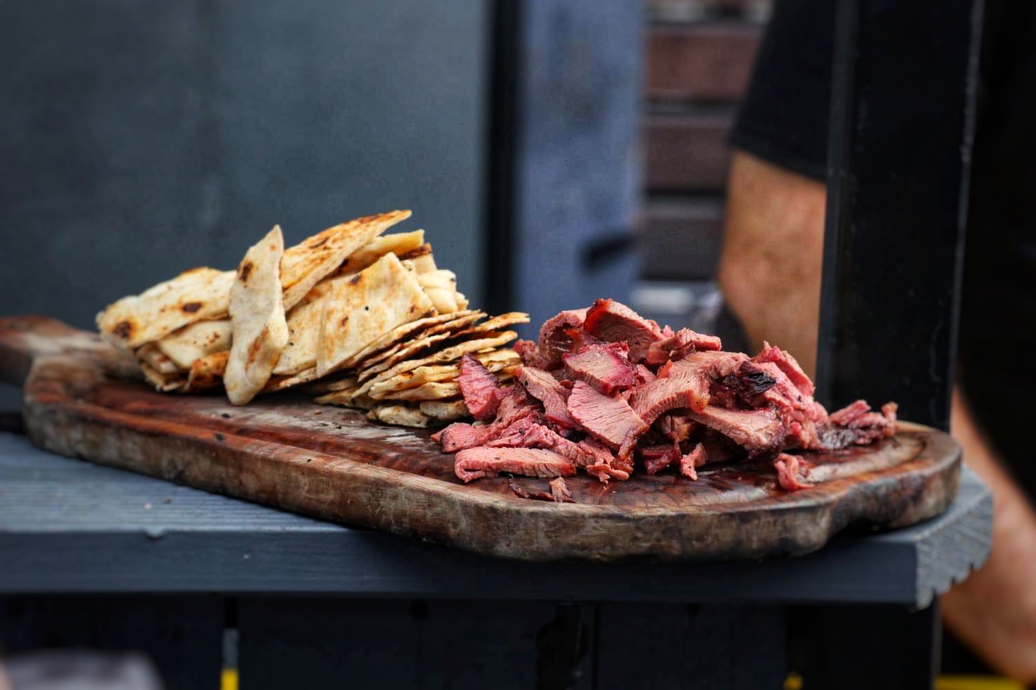 בשרים בשוק ספיטלפילד באנגליה