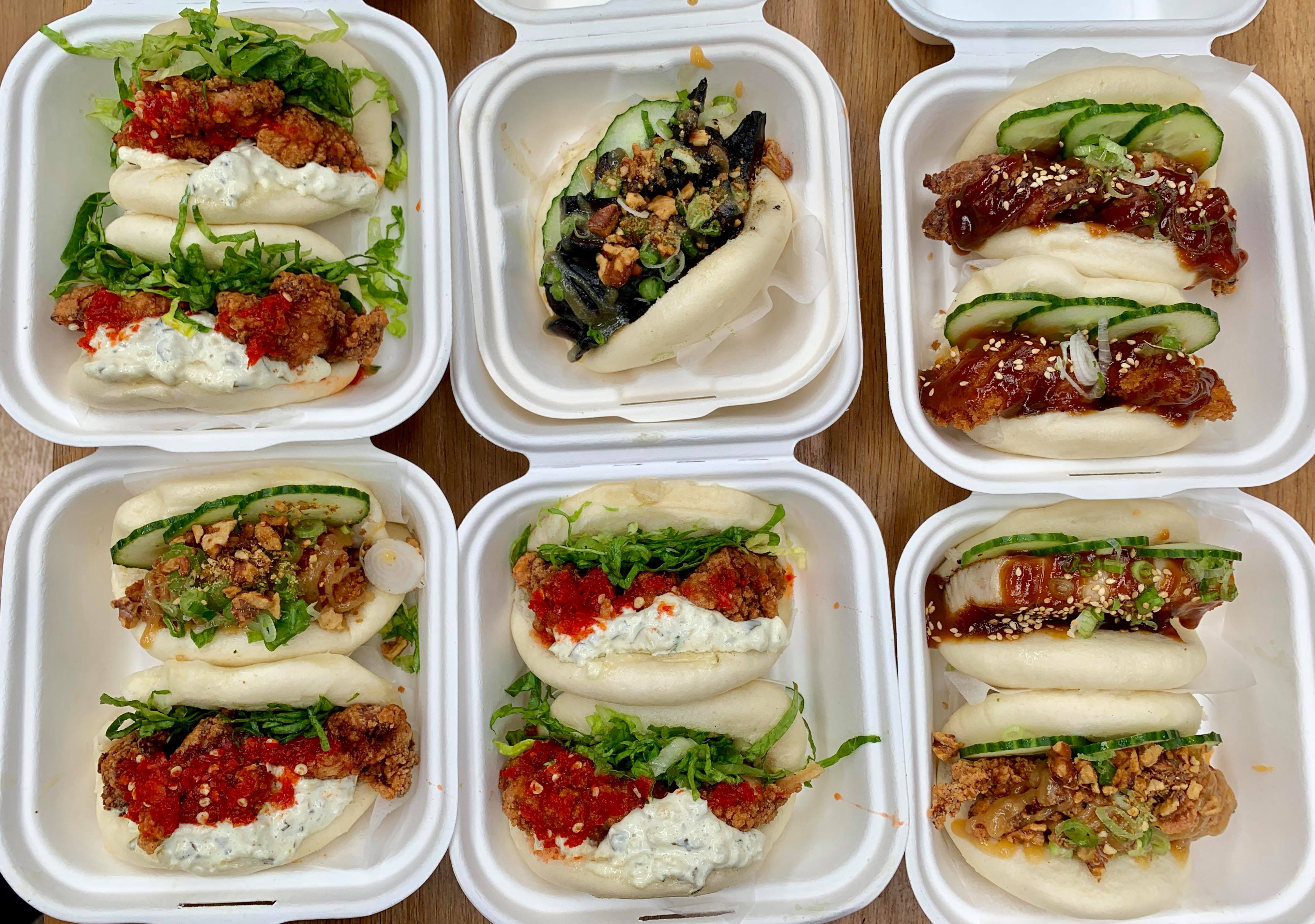 לחמניות באן סיניות בלונדון