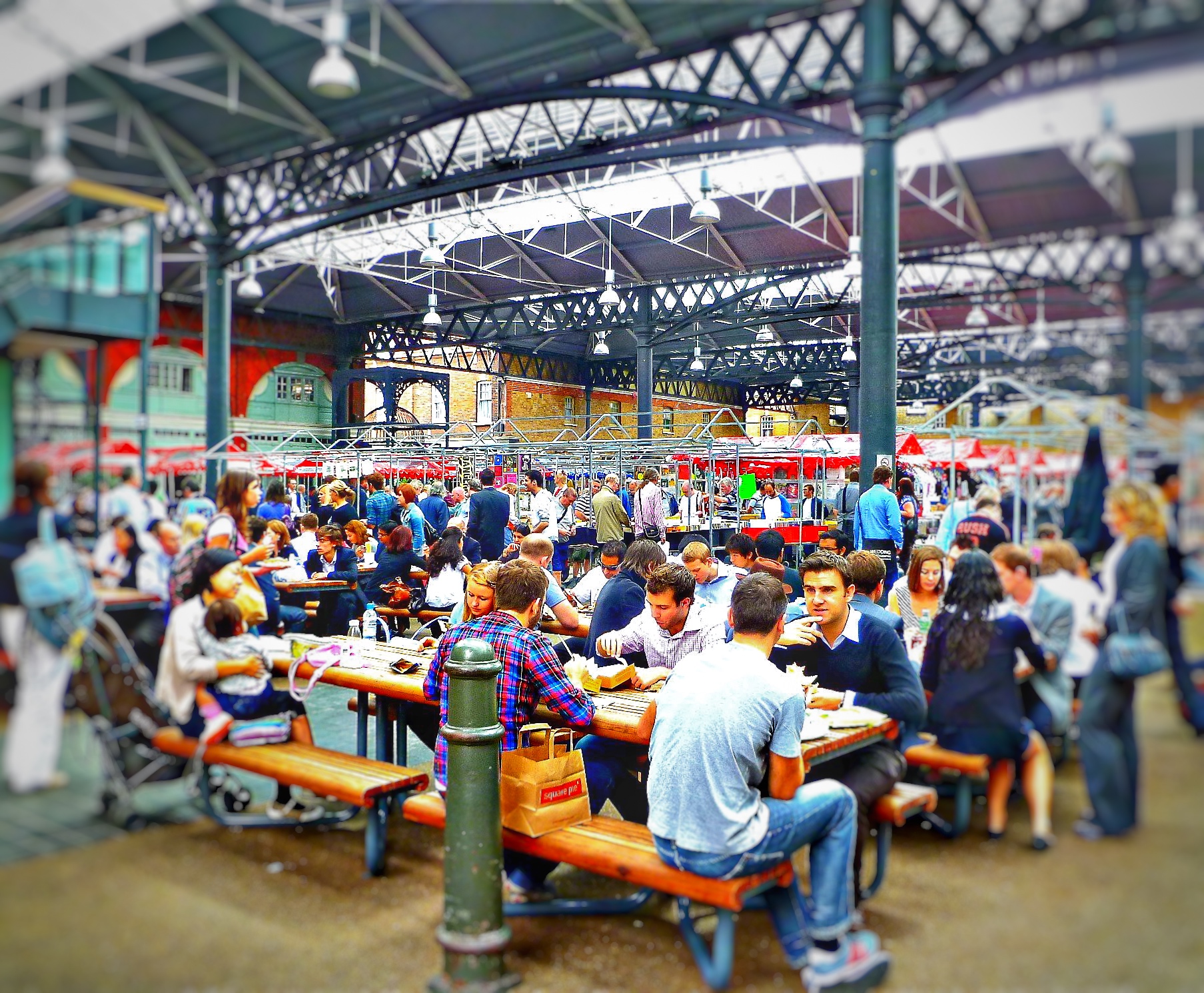 שוק ספיטלפילד בסיטי של לונדון