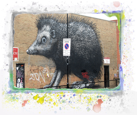 ROA אומן רחוב בלגי באנגליה